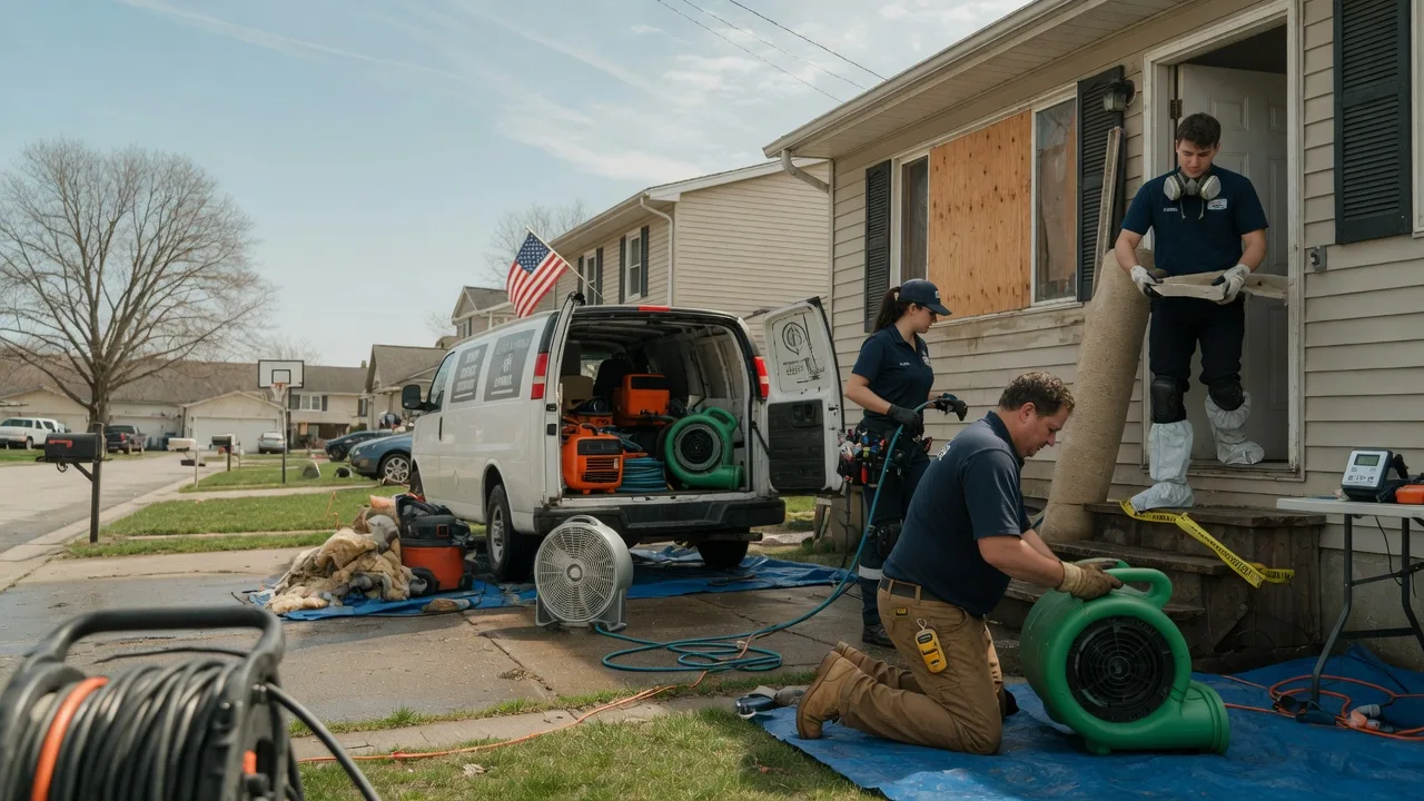 Water Damage Restoration in Zion, IL near me